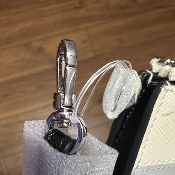 kate spade Cream and Gray Clutch